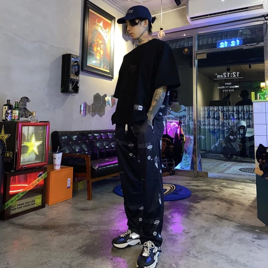 【12:12am】Cat Cup Noodles Sport Pants