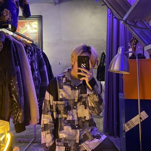 【12:12am】Patchwork shirt