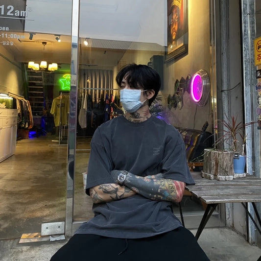 【12:12am】Know peace Wash T-shirt