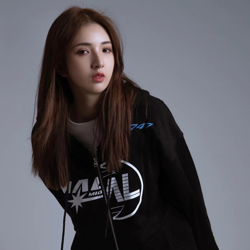 【12:12am】MAL Splice Logo Hooded jacket