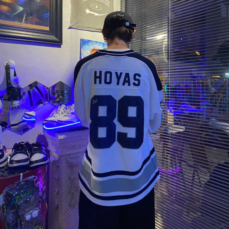 【12:12am】【Vintage】American long-sleeved ice hockey jersey