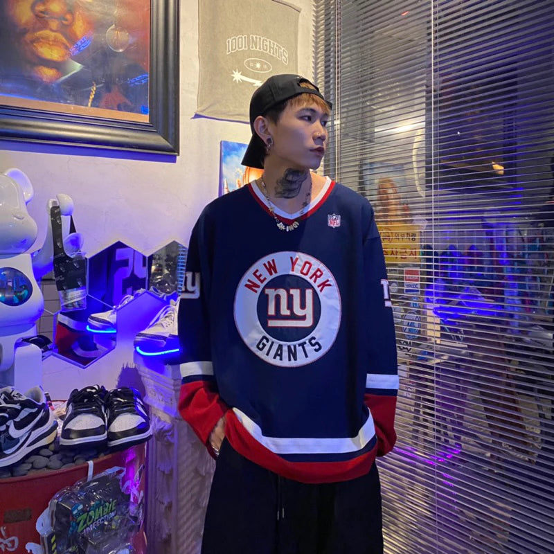 【12:12am】【Vintage】American long-sleeved jersey