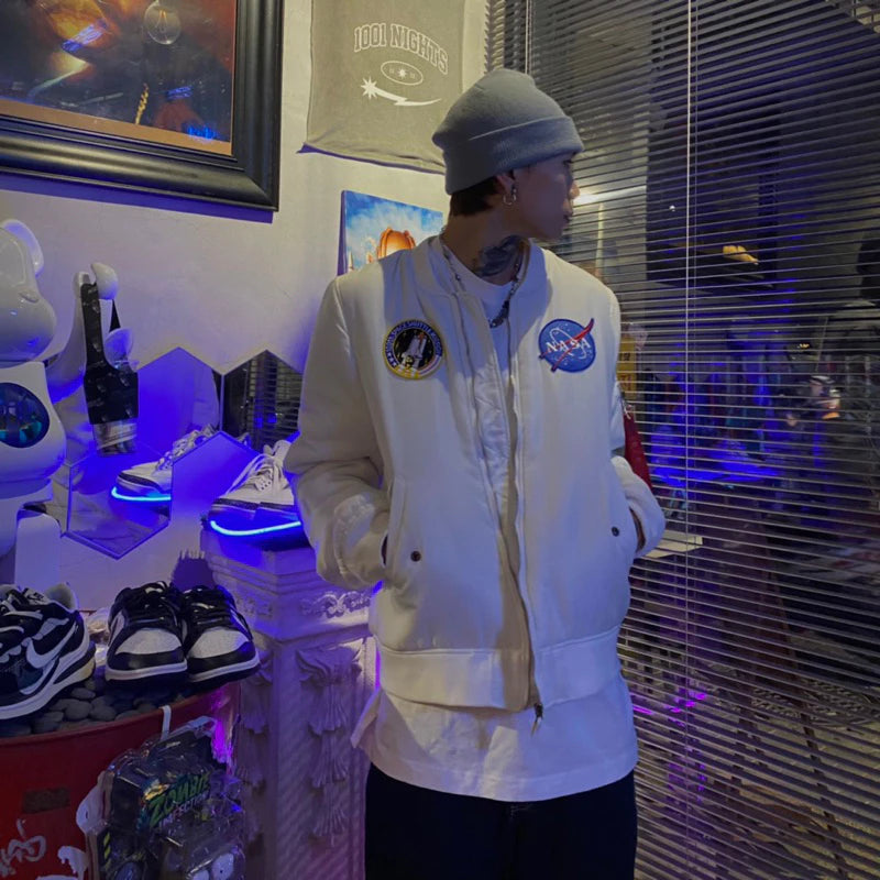 【12:12am】【Vintage items】Alpha Industries NASA Ma-1