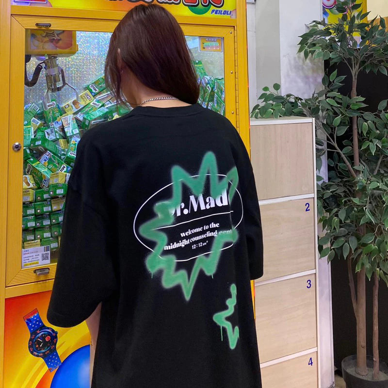 【12:12am】 Dr.Madd Spray Paint Tee