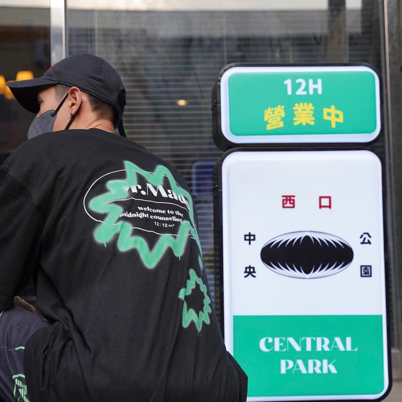 【12:12am】 Dr.Madd Spray Paint Tee