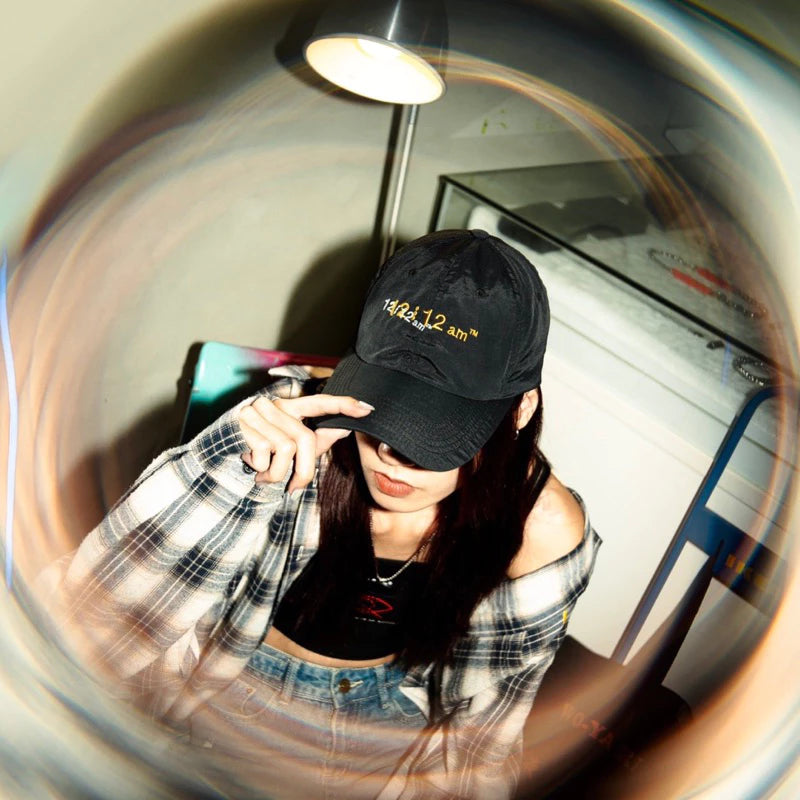 【12⋮12am ™️】Taslon electric embroidery old hat