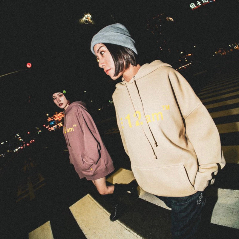 【12:12am】12 Logo Oversized Hoodie