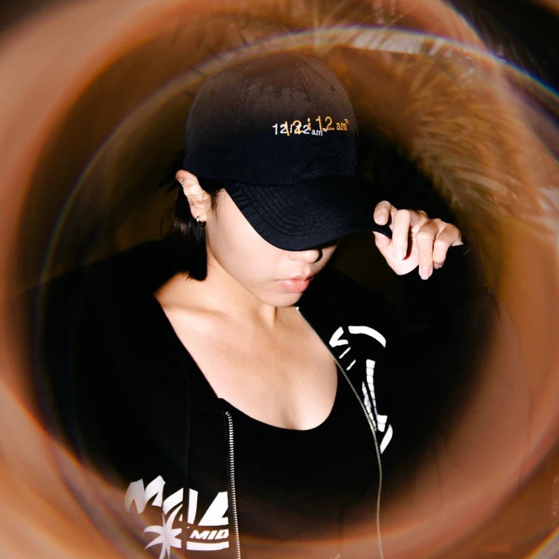 【12⋮12am ™️】Taslon electric embroidery old hat