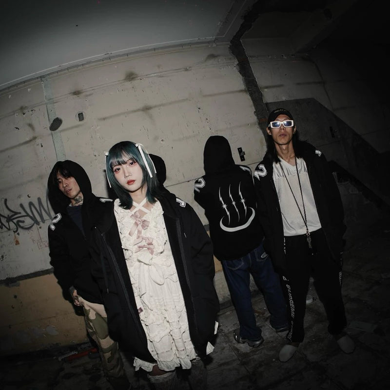 【12:12am】Cosmos hot spring hooded jacket