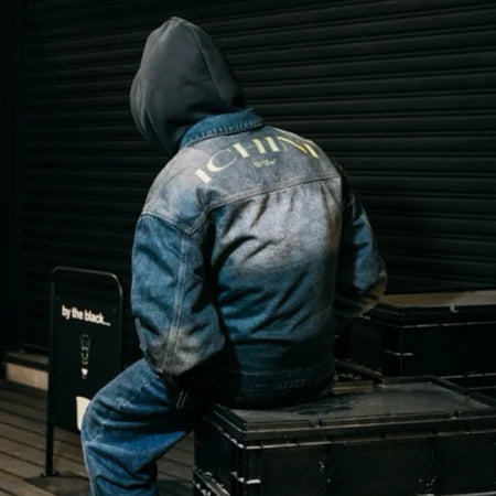 【12⋮12am 】ICHINI Laundered denim jacket