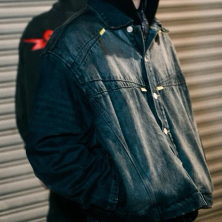 【12⋮12am 】ICHINI Laundered denim jacket