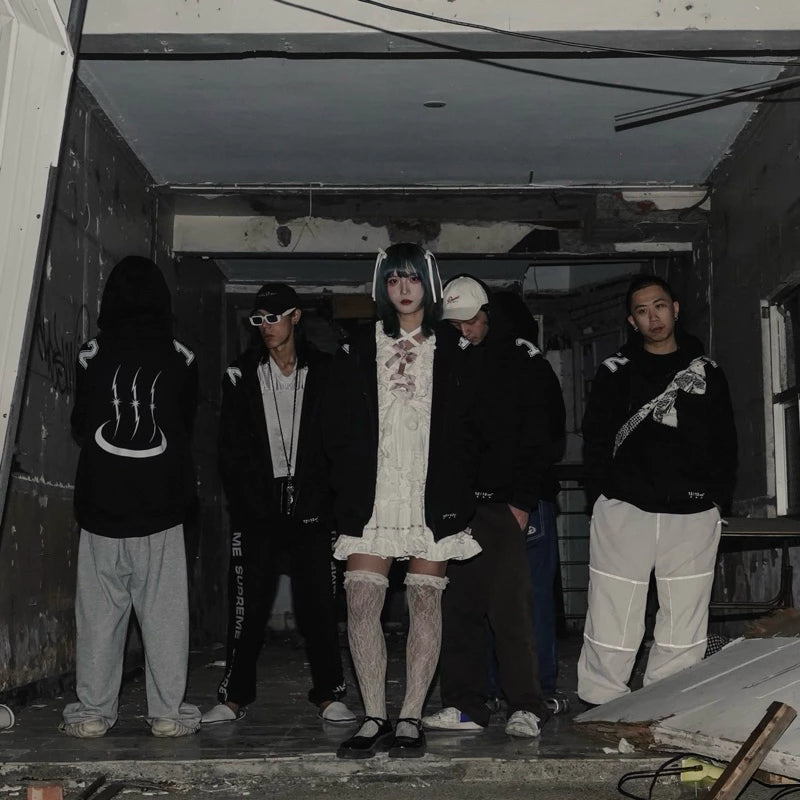 【12:12am】Cosmos hot spring hooded jacket