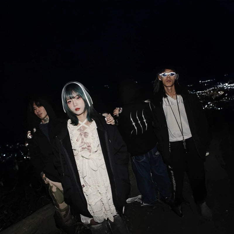 【12:12am】Cosmos hot spring hooded jacket